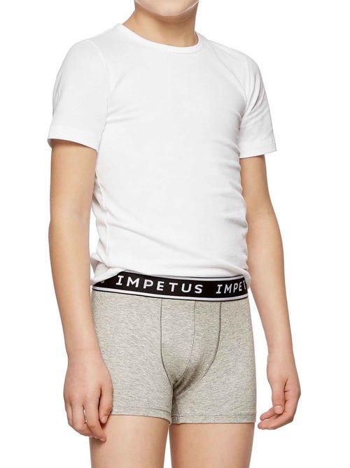 Pack de 2 boxers de algodón para niño | Impetus - Kiabi