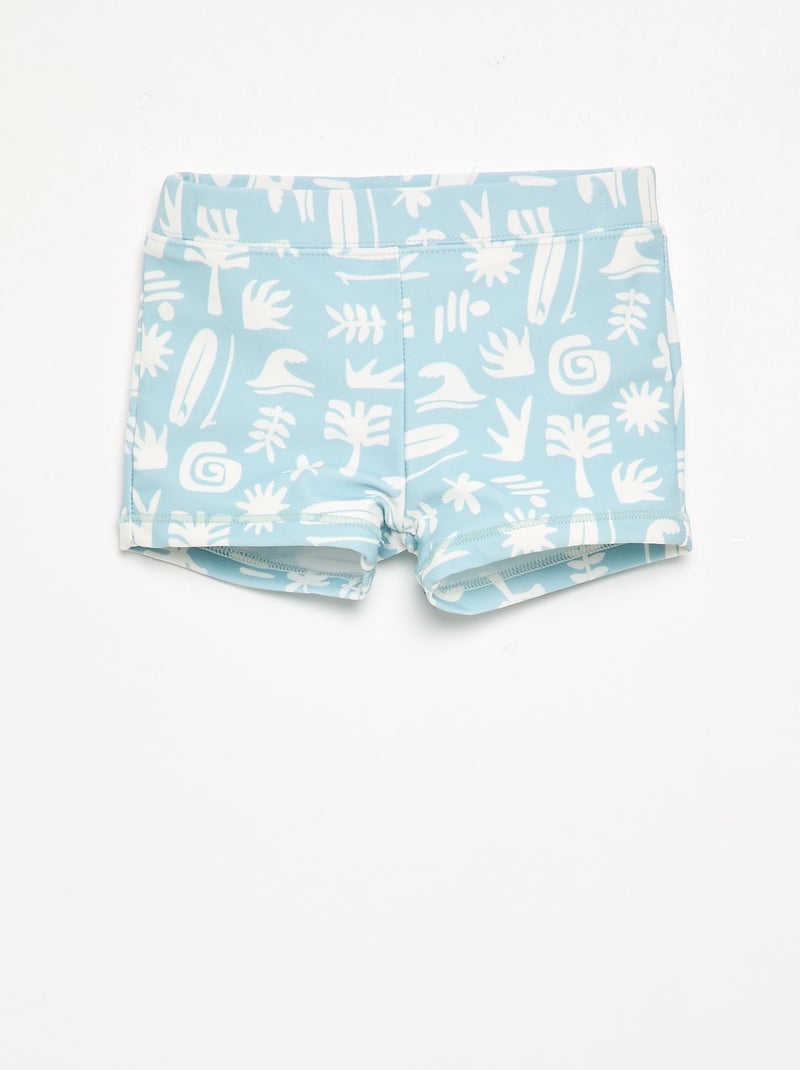 Pack de 2 bóxers de baño Blanco - Kiabi