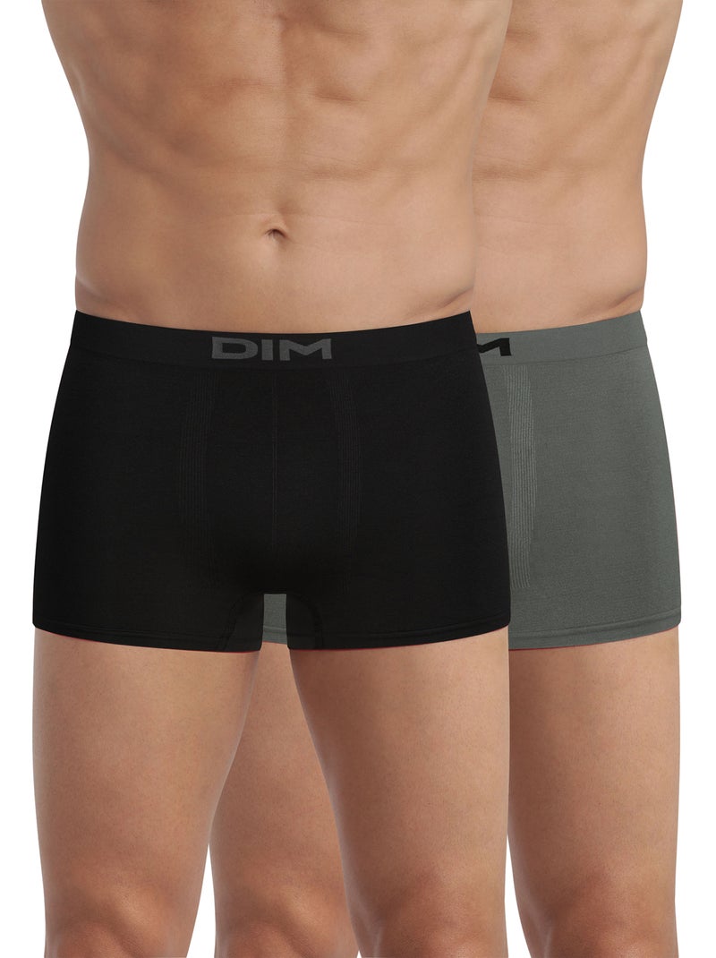 Pack de 2 bóxers 'DIM' Gris - Kiabi