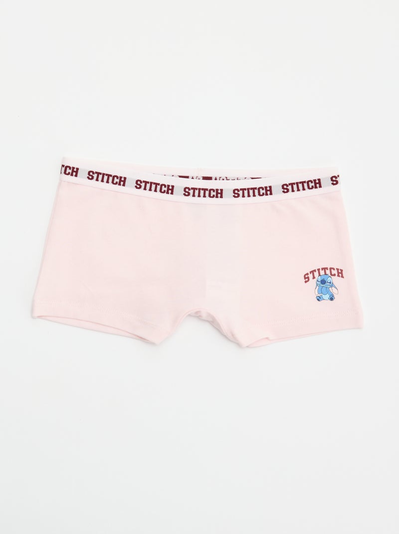 Pack de 2 bóxers 'Disney' 'Stitch' Rosa - Kiabi