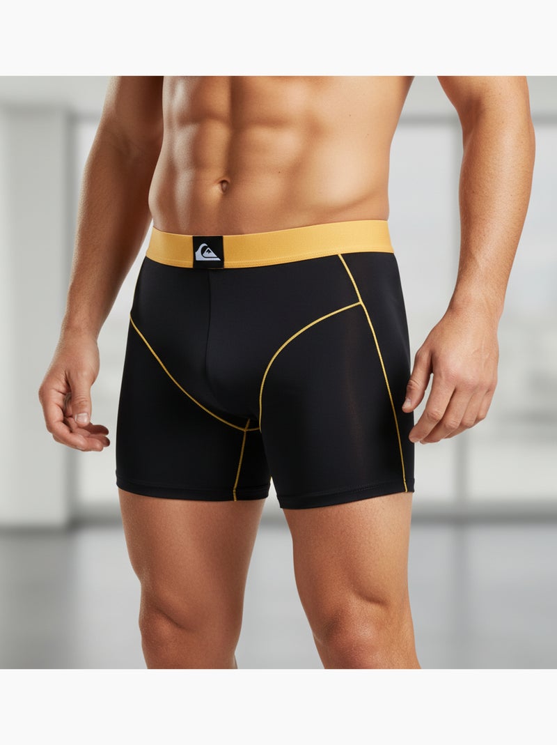 Pack de 2 Bóxers Hombre QUIKSILVER Microfibra Sport Negro Negro - Kiabi