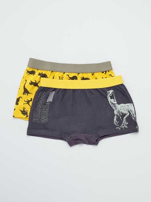 Pack de 2 boxers 'Jurassic World' - Kiabi