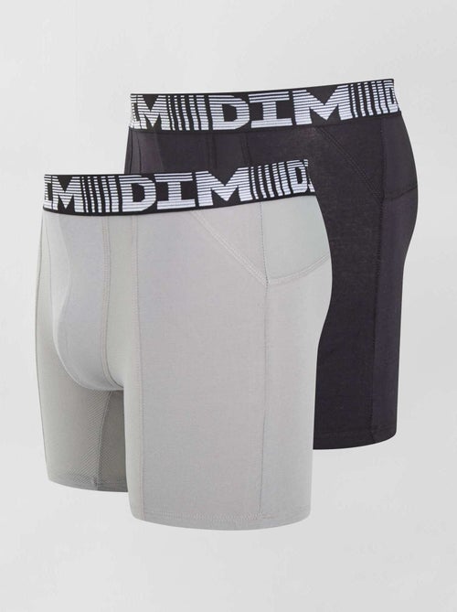 Pack de 2 boxers largos 3D Flex air 'DIM' - Kiabi