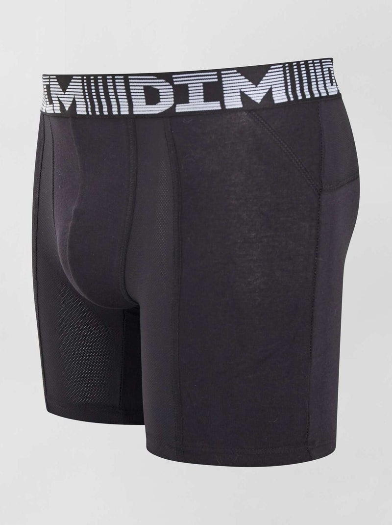 Pack de 2 boxers largos 3D Flex air 'DIM' BEIGE - Kiabi