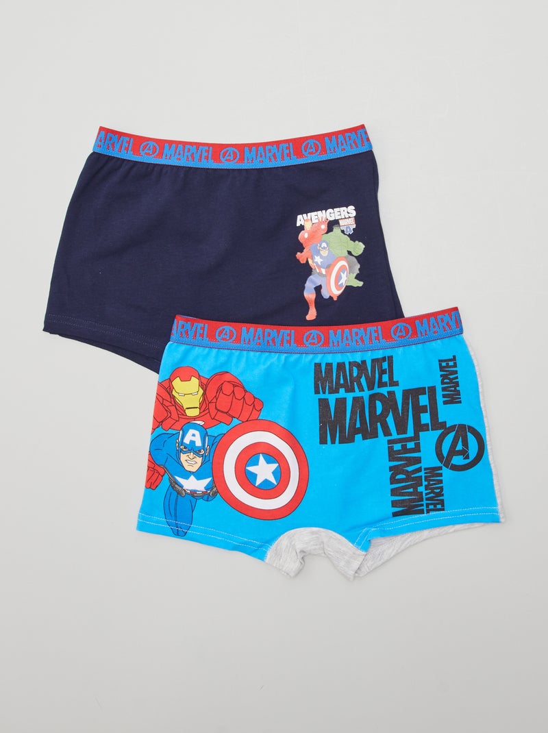 Pack de 2 boxers 'Los Vengadores' AZUL - Kiabi