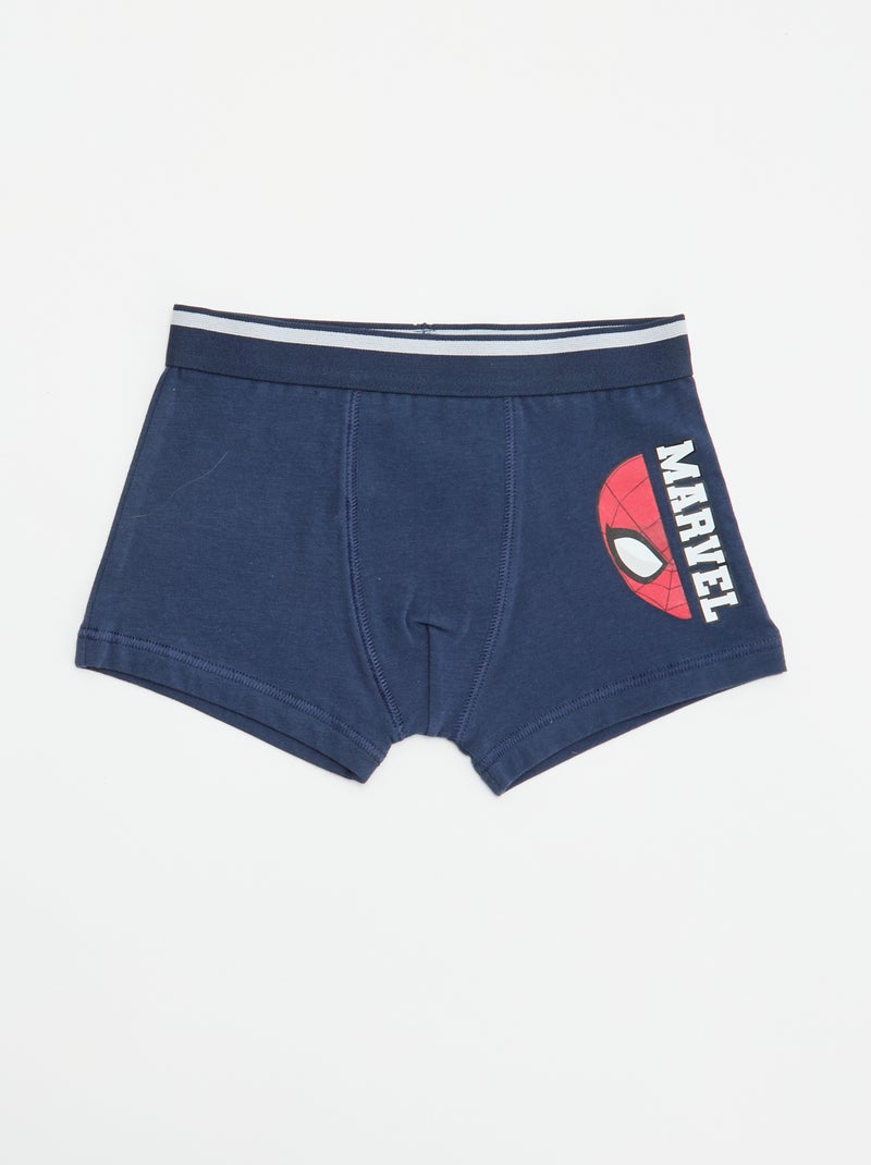 Pack de 2 bóxers 'Marvel' 'Spider-man' Azul - Kiabi