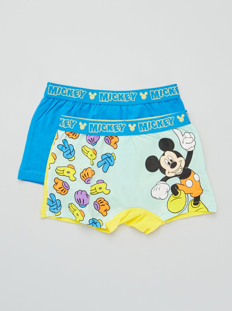 Pack de 2 bóxers 'Mickey' AZUL - Kiabi