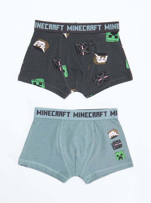 Pack de 2 bóxers 'Minecraft' - Kiabi