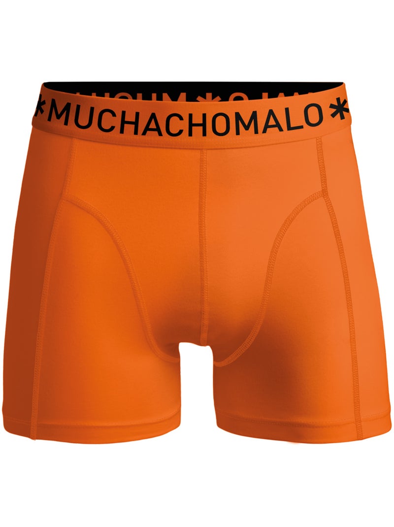Pack de 2 bóxers Muchachomalo Negro Naranja Negro - Kiabi