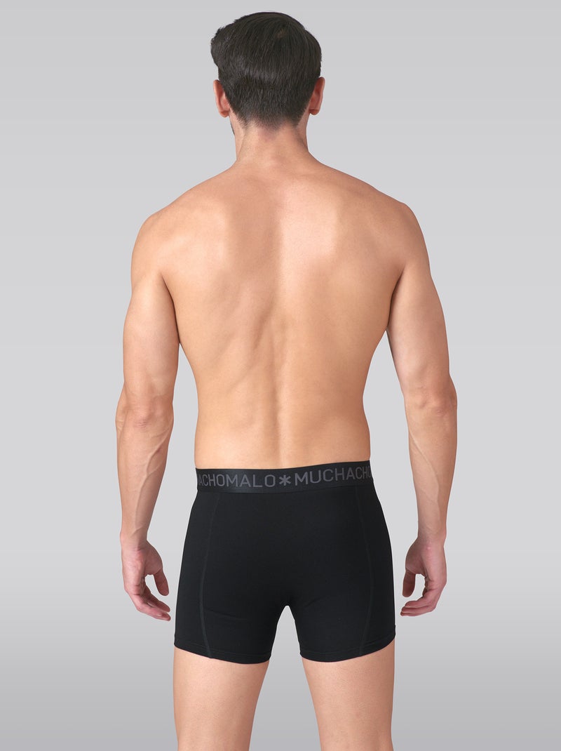 Pack de 2 bóxers Muchachomalo Negro Negro - Kiabi