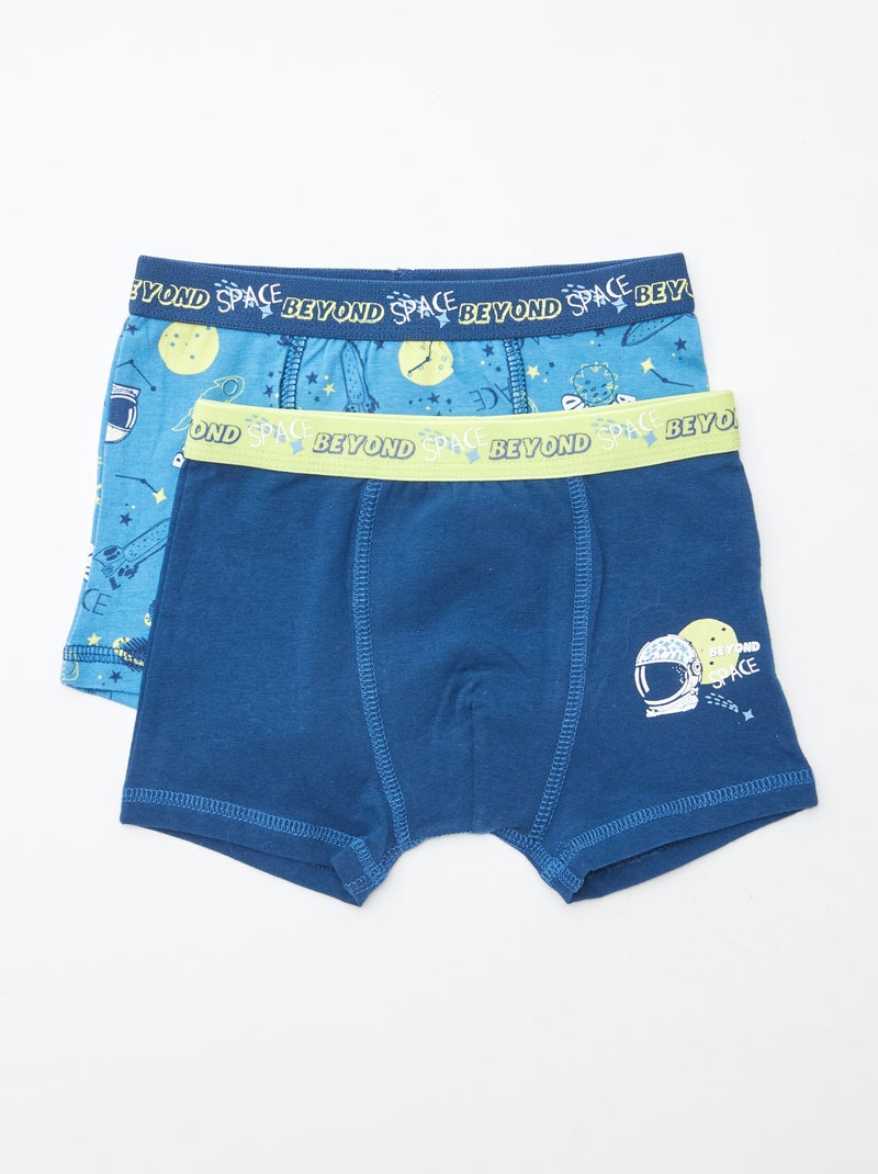 Pack de 2 boxers 'Petit Béguin' Beige - Kiabi