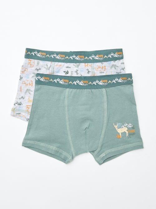 Pack de 2 boxers 'Petit Béguin' - Kiabi