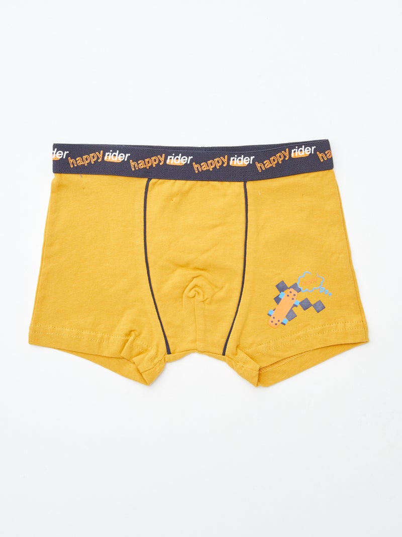 Pack de 2 boxers 'Petit Béguin' Beige - Kiabi