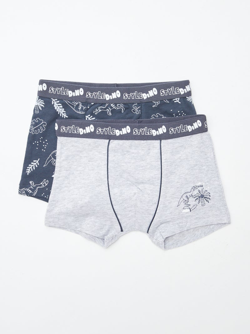 Pack de 2 boxers 'Petit Béguin' Beige - Kiabi