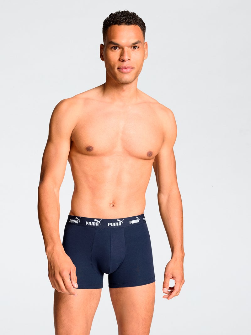 Pack de 2 boxers 'Puma' Azul - Kiabi