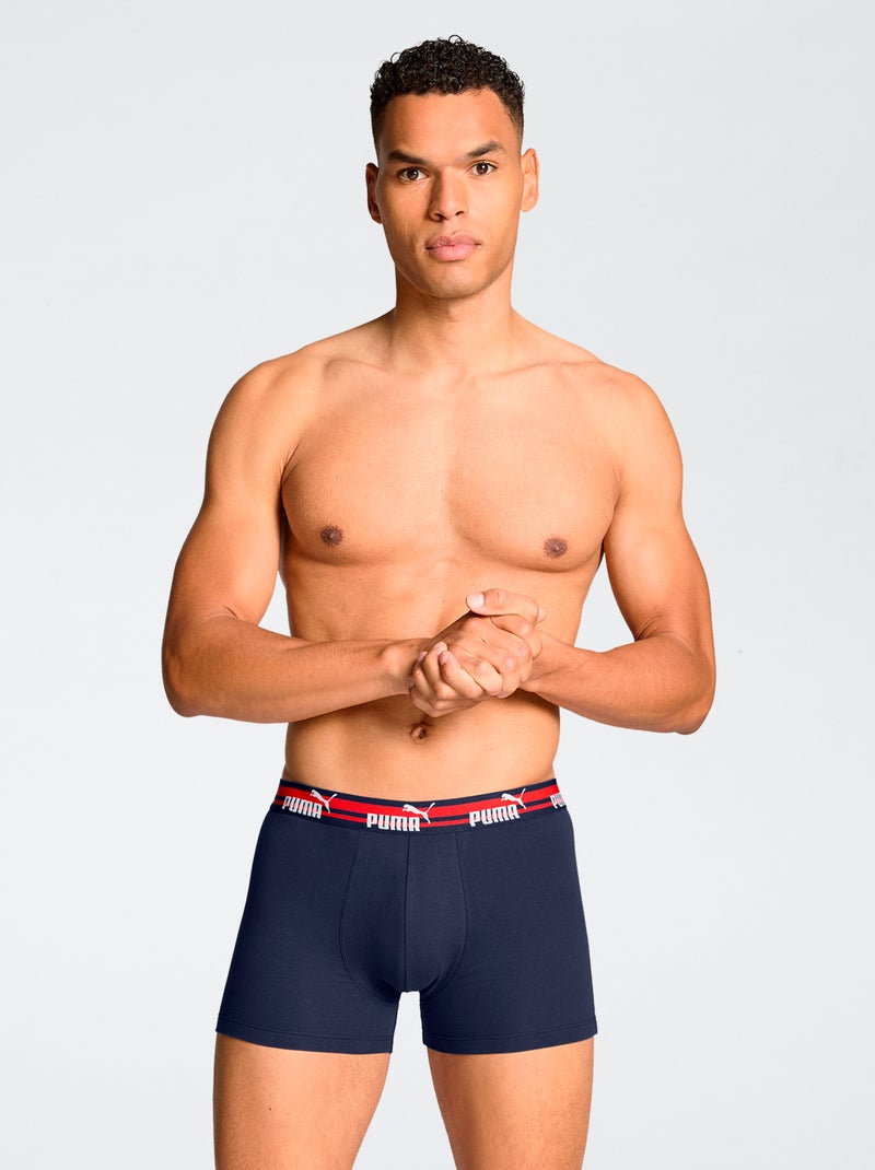 Pack de 2 boxers 'Puma' Azul - Kiabi