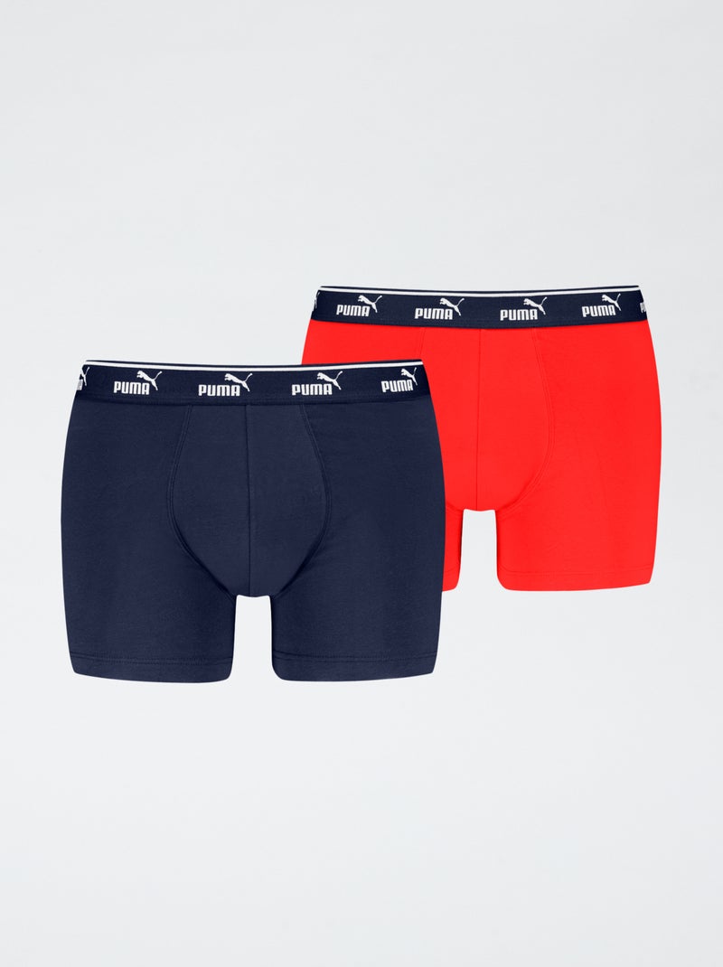 Pack de 2 bóxers 'Puma' Azul - Kiabi