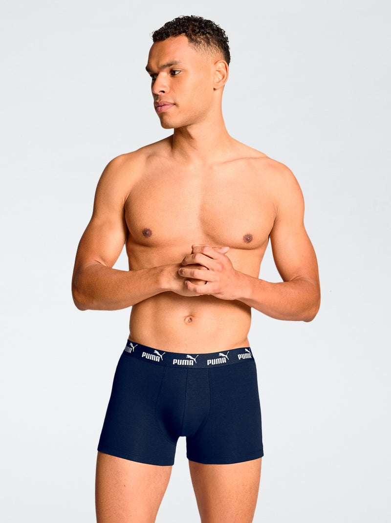 Pack de 2 boxers 'Puma' Azul - Kiabi