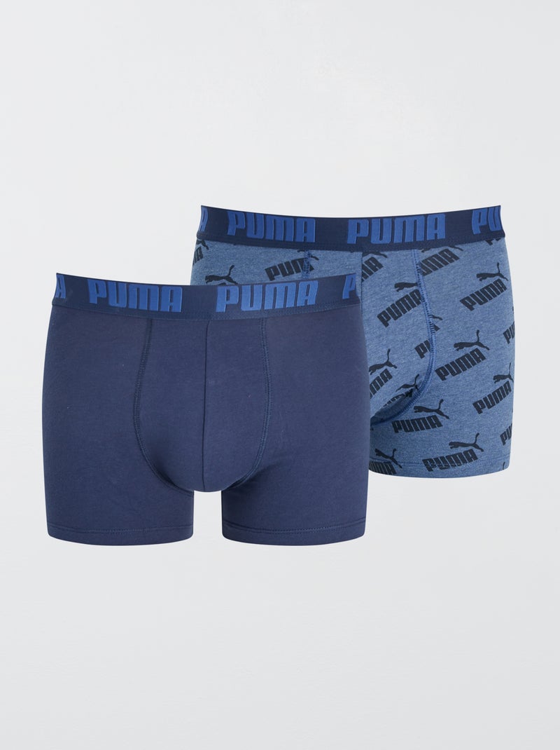 Pack de 2 bóxers 'Puma' AZUL - Kiabi