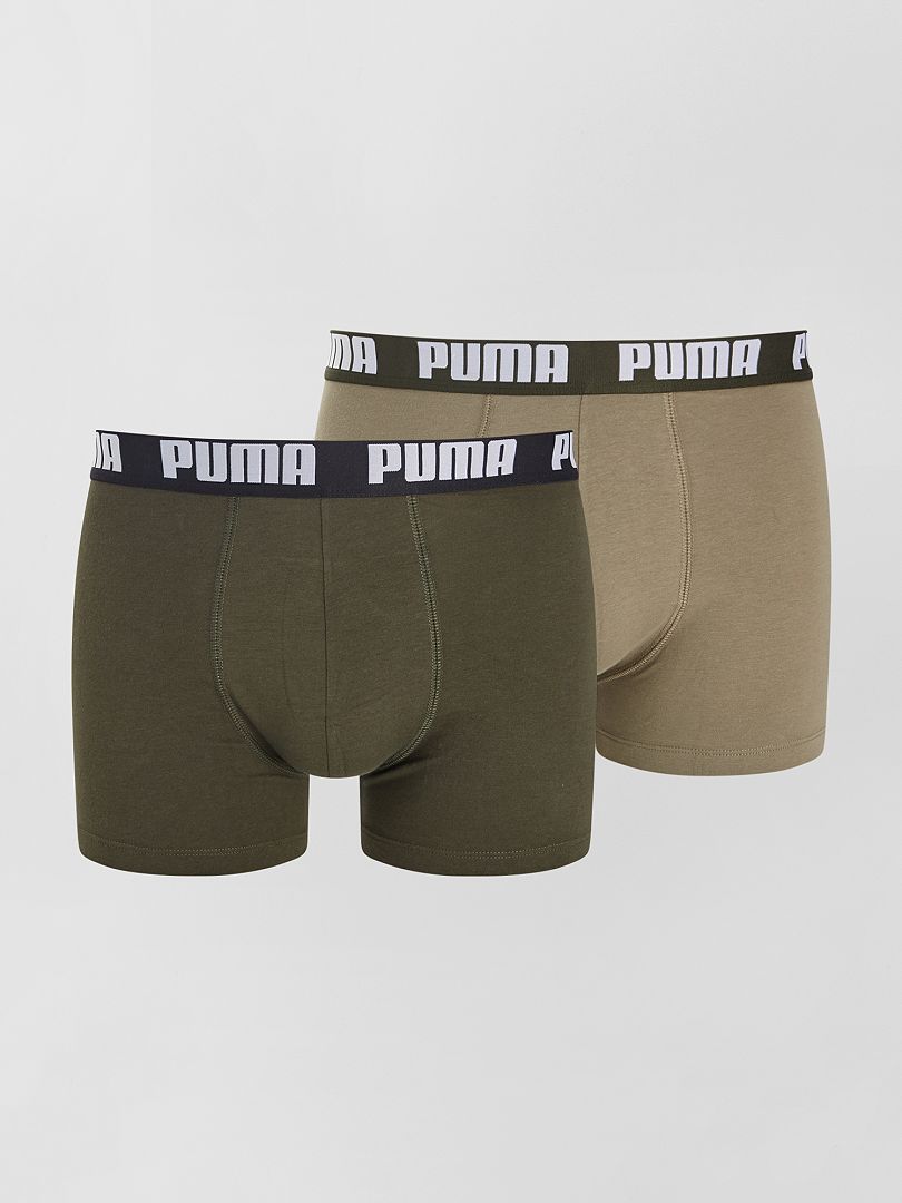 Pack de 2 boxers 'Puma' KAKI - Kiabi