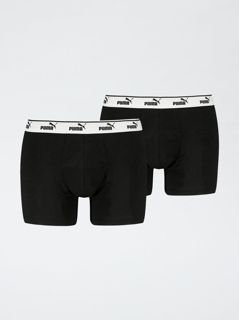 Pack de 2 bóxers 'Puma' Negro - Kiabi