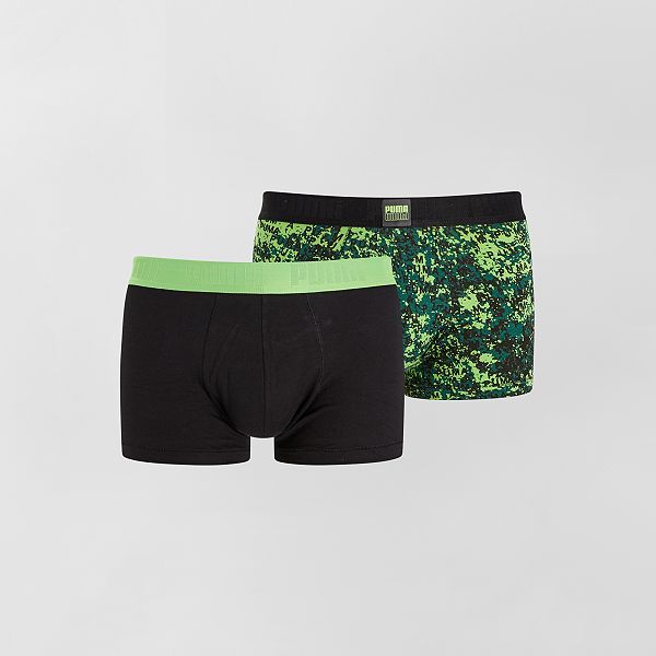 Pack de 2 bóxers 'Puma' Hombre talla S-XXL - VERDE - Kiabi - 16,00€
