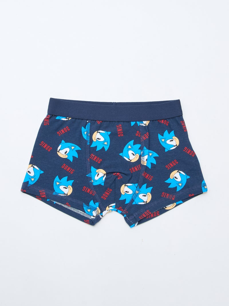 pack de 2 bóxers 'Sonic' Azul - Kiabi