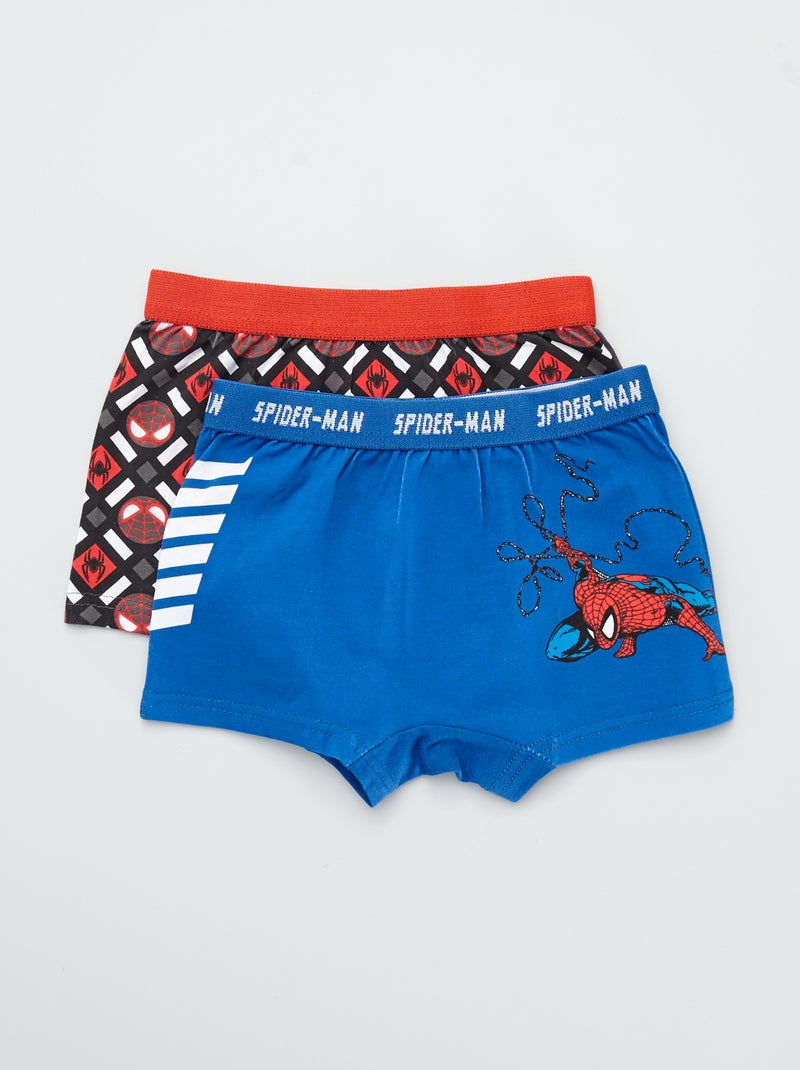 Pack de 2 boxers 'Spider-Man' azul - Kiabi