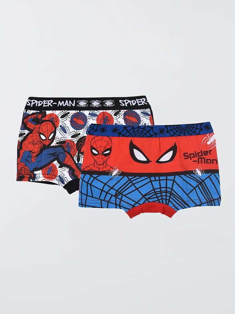 Pack de 2 boxers 'Spider-Man' azul/negro - Kiabi