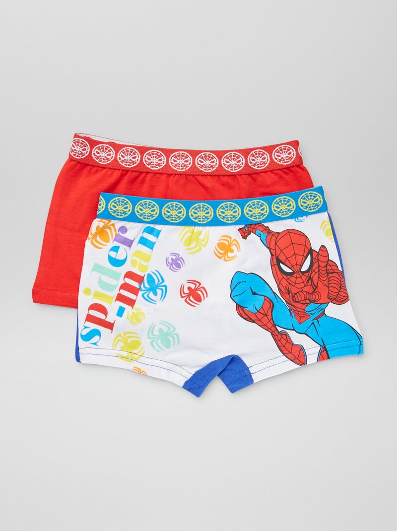 Pack de 2 bóxers 'Spider-Man' azul/rojo - Kiabi