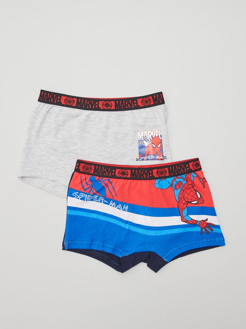 Pack de 2 boxers 'Spider-Man' GRIS - Kiabi