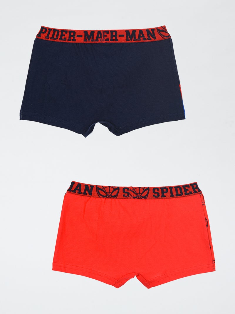 Pack de 2 boxers 'Spider-man' ROJO - Kiabi