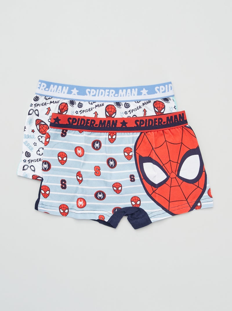Pack de 2 bóxers 'Spider'Man' negro/azul - Kiabi