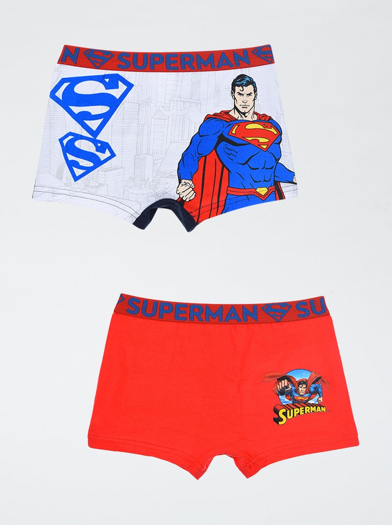 Pack de 2 boxers 'Superman' - GRIS - Kiabi - 8.00€