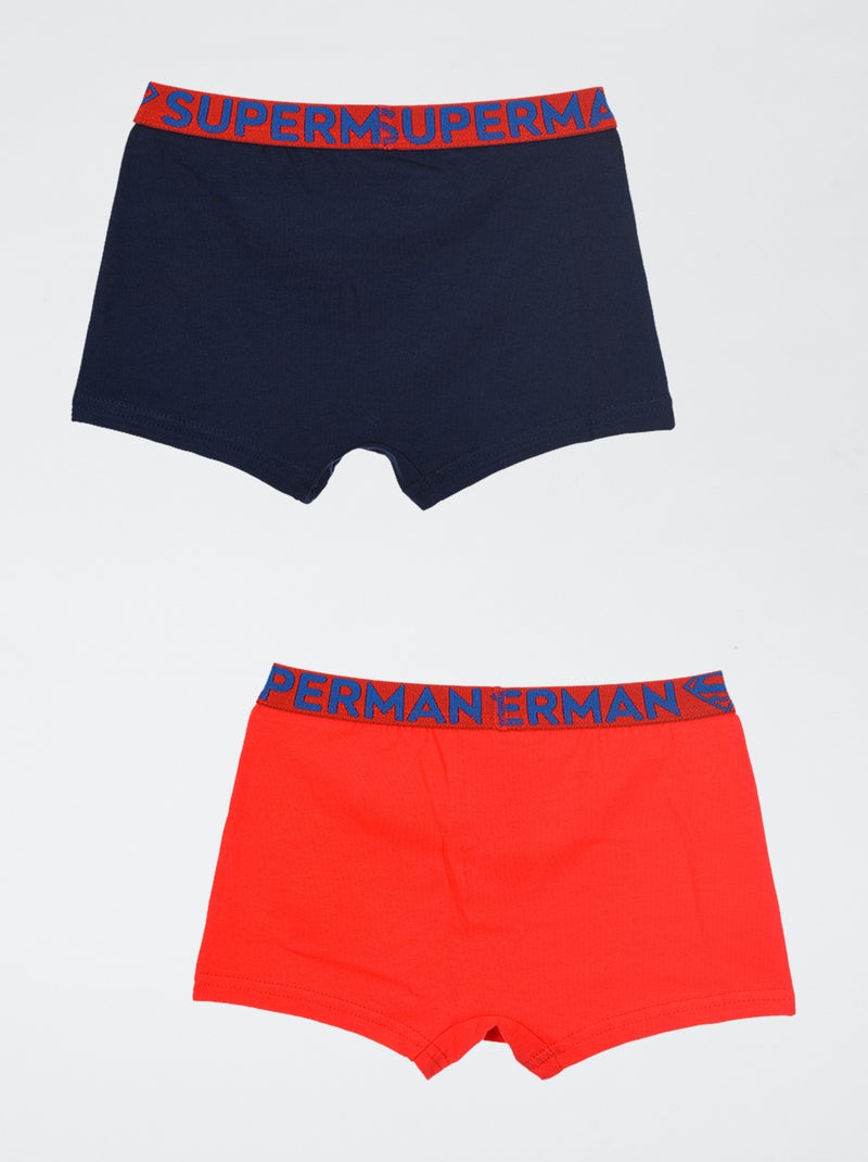 Pack de 2 boxers 'Superman' - GRIS - Kiabi - 8.00€