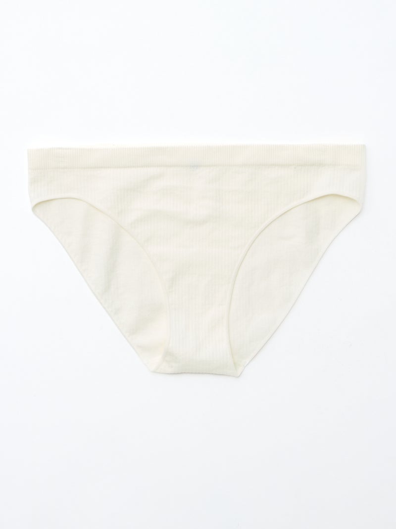 Pack de 2 bragas lisas Rosa - Kiabi