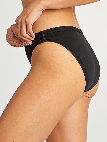 Pack de 2 bragas menstruales lavables de algodón - colección fácil de poner