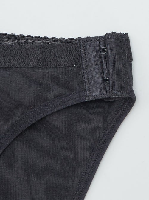 Pack de 2 bragas menstruales lavables de algodón - colección fácil de poner - Kiabi