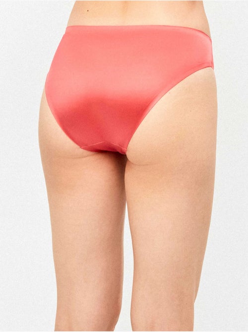 Pack de 2 bragas sin costuras en tejido micrifibra satinada - Kiabi Pack de 2 bragas sin costuras en tejido micrifibra satinada - Kiabi