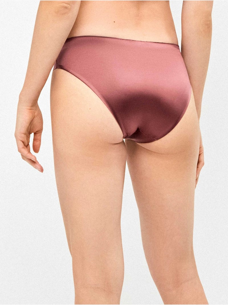 Pack de 2 bragas sin costuras en tejido micrifibra satinada Multicolor - Kiabi