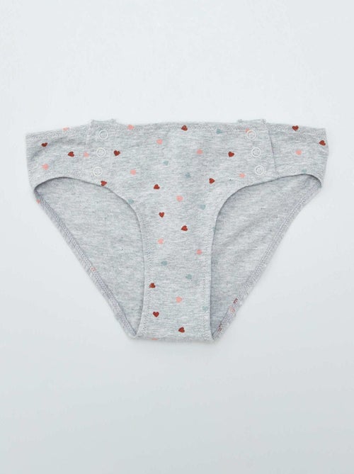 Pack de 2 braguitas - colección fácil de poner - Kiabi