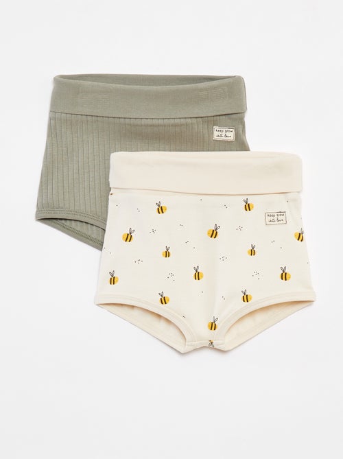 Pack de 2 braguitas - cradle to cradle - Kiabi