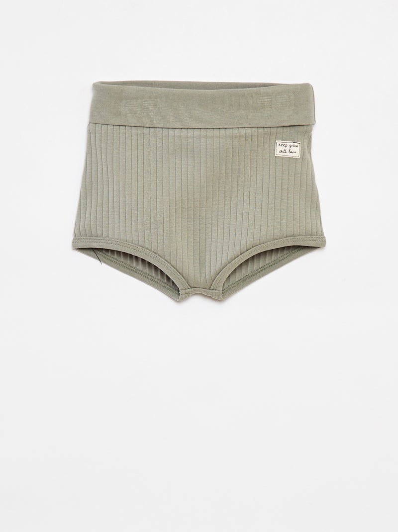 Pack de 2 braguitas - cradle to cradle BLANCO - Kiabi