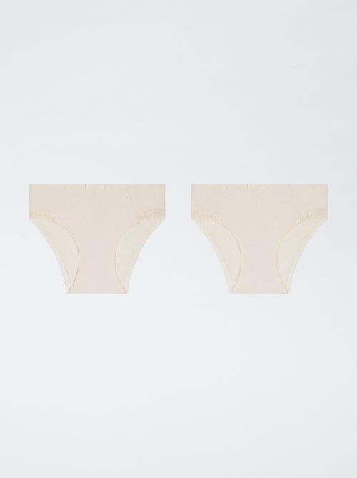 Pack de 2 braguitas - Kiabi Pack de 2 braguitas - Kiabi