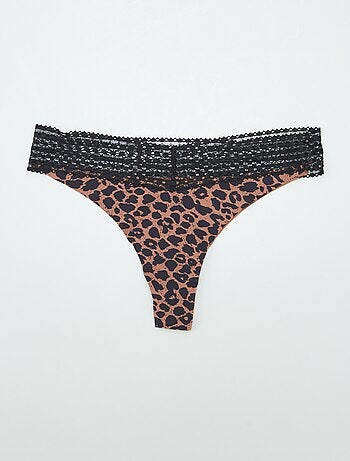Pack de 2 braguitas brasileñas con encaje
