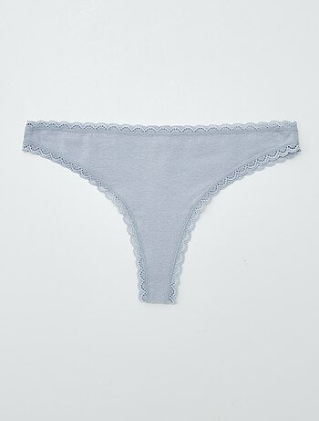 Pack de 2 braguitas brasileñas de algodón