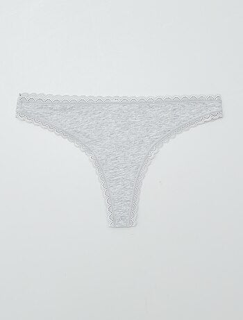 Pack de 2 braguitas brasileñas de algodón