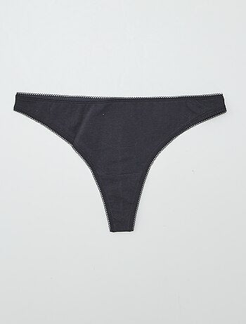 Pack de 2 braguitas brasileñas de algodón