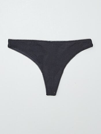 Pack de 2 braguitas brasileñas de algodón
