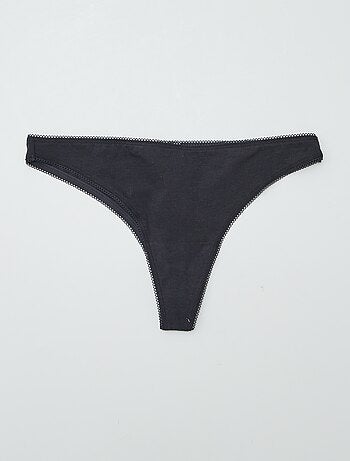 Pack de 2 braguitas brasileñas de algodón